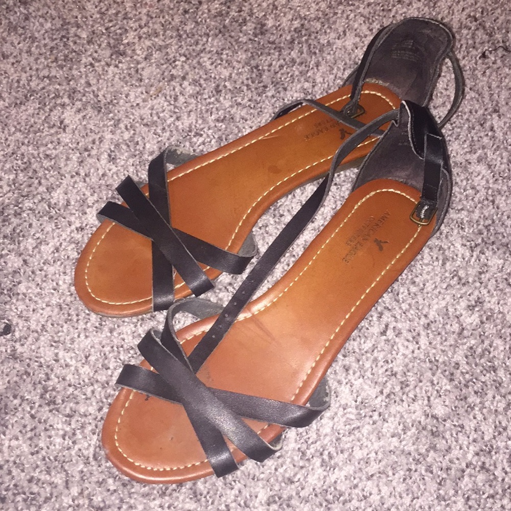 American Eagle ankle strap sandals